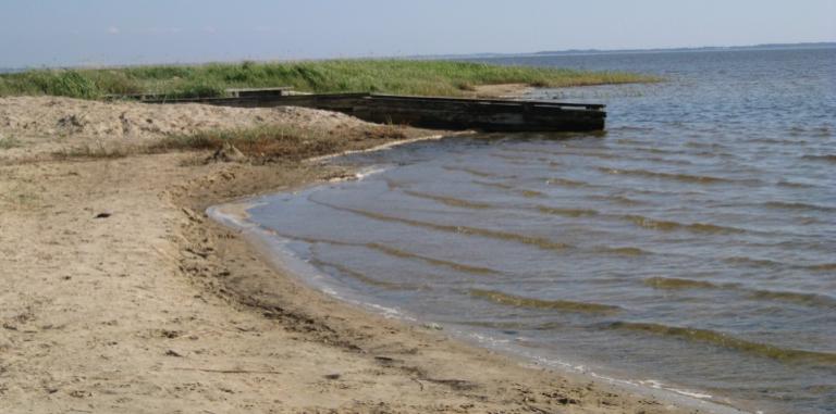Badestranden ved Harpøt Havn